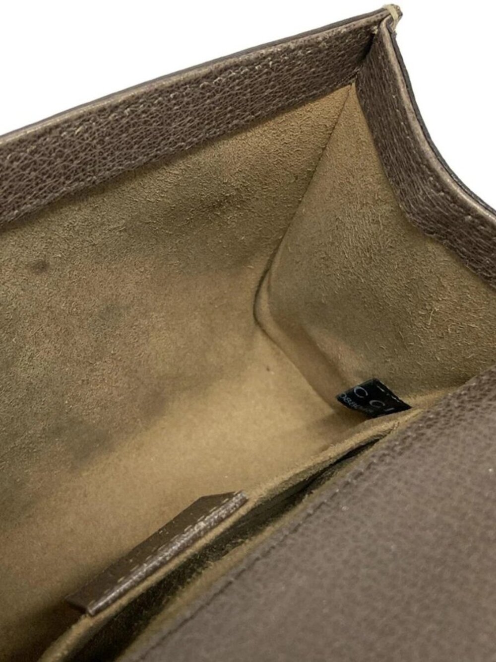 GUCCI Padlock Small,Guccitian 409487 Beige Dark Brown Multi PVC Leather - - Picture 10 of 15